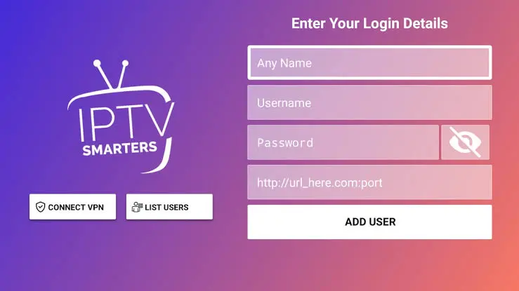 Configuration IPTV Smarters Pro avec des identifiants Xtream Codes